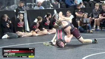 138 lbs Quarterfinal - Jase Jaspers, Mount Vernon vs Barrett Morgan, Algona