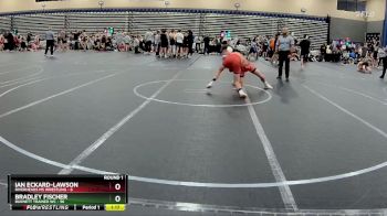 140 lbs Round 1 (4 Team) - Bradley Fischer, Burnett Trained WC vs Ian Eckard-Lawson, Riverheads MS Wrestling