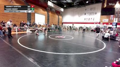 138 lbs Cons. Round 5 - Bennett Sanford, Greybull/Riverside vs Kaden Kimzey, Central