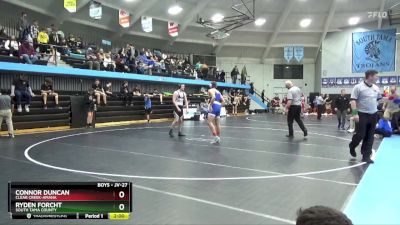 JV-27 lbs Round 3 - Ryden Forcht, South Tama County vs Connor Duncan, Clear Creek-Amana
