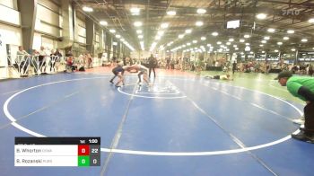 132 lbs Rr Rnd 2 - Breyden Whorton, CKWA vs Branden Rozanski, Pursuit Wrestling Academy HS2