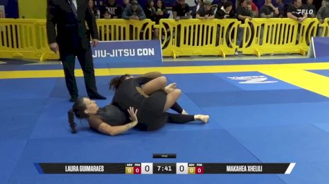 MAKAHEA XHELILI vs LAURA GUIMARAES 2025 Pan IBJJF Jiu-Jitsu No-Gi Championship