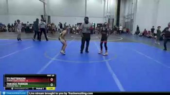 72 lbs Round 5 (10 Team) - Takoda Parker, Diamond Fish vs Ty Patterson, Junior Terps Xtreme