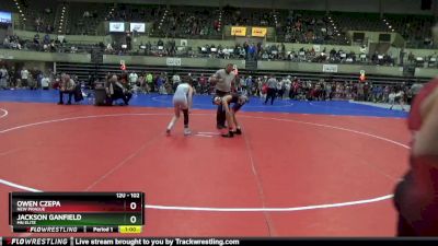 102 lbs Cons. Round 1 - Owen Czepa, New Prague vs Jackson Ganfield, Mn Elite