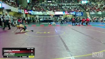 AA - 103 lbs Cons. Round 3 - Charles Crowson, Helena Capital vs Aiden Sweat, Glacier (Kalispell)