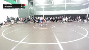 115 lbs Champ. Round 1 - Erica Irvine, Immortal Athletics Wrestling vs Zaina Albadri, Greater Heights Wrestling