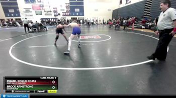 120 lbs Cons. Round 2 - Brock Armstrong, Goldendale vs Miguel Roque Rojas, East Valley (Yakima)