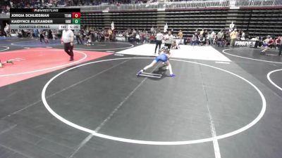 123 lbs Quarterfinal - Jorgia Schliesman, Team Aggression vs Kaidynce Alexander, Independent