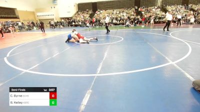 138-I2 lbs Semifinal - Chris Byrne, Garden City vs Brett Keiley, Kellenberg