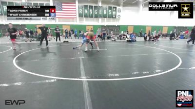 132 kg Semifinal - Adam Parish, Pinnacle Wrestling Club vs Wyatt Christensen, Sanderson Wrestling Academy