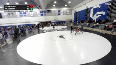 165 lbs Cons. Round 3 - Trevor Howe, Yucca Valley Wrestling vs Dylan Gojich, Menifee