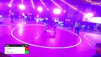65 lbs Semifinal - Kamden Peters, Standfast vs Zac Martinez, Juggernaut WC