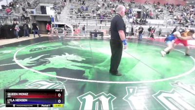 183 lbs Round 2 - Queen Moniz, WA vs Lyla Hensen, MI