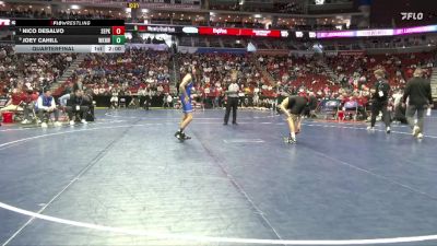 3A-113 lbs Quarterfinal - Nico DeSalvo, Southeast Polk vs Joey Cahill, Waukee Northwest
