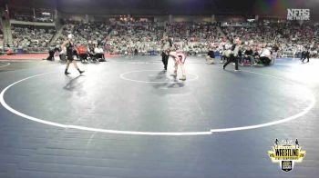 B5A-106 lbs Semifinal - Bryson Gelinas, Grove vs Mason Burnham, Coweta
