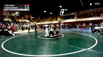 175 lbs Champ. Round 3 - Evan Hilmen, Del Oro vs Shawki Hubbard, Canyon Springs
