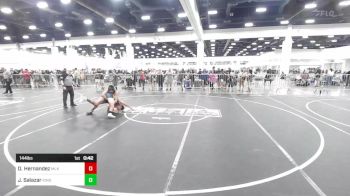 144 lbs Consi Of 8 #1 - Deegan Hernandez, MLK Wolves vs Jerome Salazar, Kingdom WC