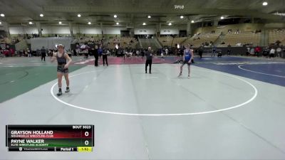 115 lbs Quarterfinal - Grayson Holland, Nolensville Wrestling Club vs Payne Walker, Elite Wrestling Academy