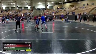 260 lbs Round 3 - Easton Mosher, Forrest Youth Wrestling vs Robert Stone, Dawgs Wrestling Club