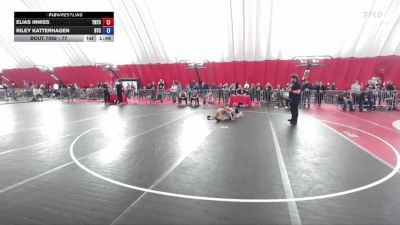 77 lbs 1st Place Match - Elias Inniss, Team Nazar Training Center vs Riley Katterhagen, B.A.M. Training Center