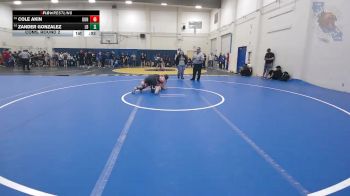 154 lbs Cons. Round 2 - Zander Gonzalez, Los Banos vs Cole Akin, Gunn