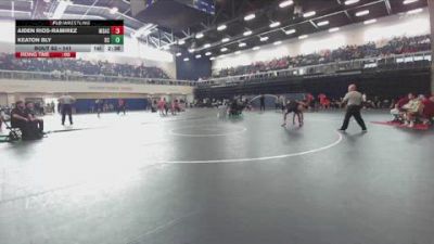 141 lbs Champ. Round 2 - Keaton Bly, Delta College vs Aiden Rios-Ramirez, Mt. San Antonio College