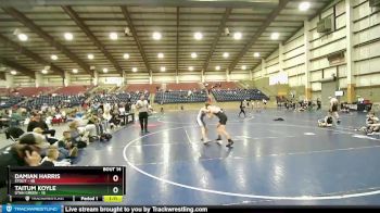 117 lbs Quarters & Wb (16 Team) - Taitum Koyle, Utah Green vs Damian Harris, Stout