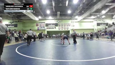 135 lbs 2nd Place Match - Angeleen Castaneda, CHATSWORTH vs Maylene Manson, CARSON