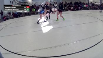 135 lbs Champ. Round 1 - Alizabeth Whitley, LDNE vs Emalee Poore, 2TG