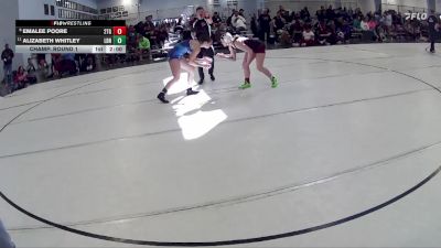 135 lbs Champ. Round 1 - Alizabeth Whitley, LDNE vs Emalee Poore, 2TG