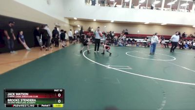 63 lbs Cons. Semi - Brooks Stendera, Ascend Wrestling Academy vs Jack Watson, Cherry Creek Wrestling Club