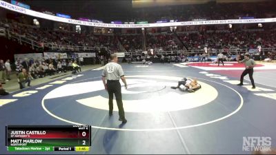 I-124 lbs Champ. Round 2 - Matt Marlow, Northport vs Justin Castillo, St Anthony`s