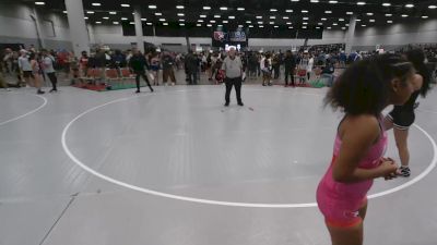 130 lbs Cons. Sub-semis - Audriana Herzog, Marengo Youth Wrestling Club vs Akeela Mitchell, Volcano Vista High School Wrestling