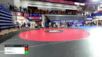 174 lbs Consi Of 8 #2 - Jared Simma, Unattached-Northern Iowa vs Riley Habisch, Unattached-North Dakota State