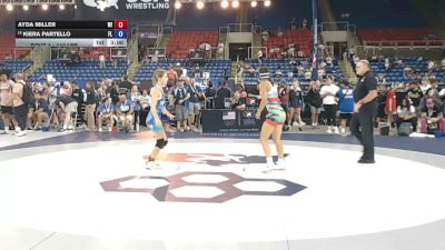 110 lbs Champ. Rd Of 128 - Ayda Miller, Wisconsin vs Kiera Partello, Florida
