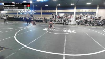 98 lbs Round Of 16 - Konnor Bueno, Eastvale Elite WC vs Weston Shamhart, 1 On 1 Fight Academy