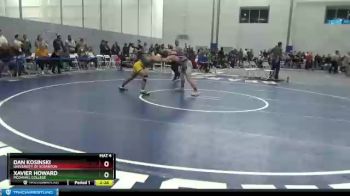 157 lbs Cons. Round 3 - Xavier Howard, McDaniel College vs Dan Kosinski, University Of Scranton