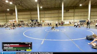 75 lbs 3rd Place Match - Parks Root, Patriot Wrestling Club vs Carlos Hernandez, 208 Badgers