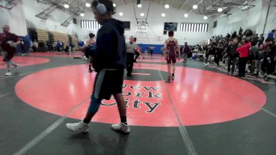 124 lbs Semifinal - Albert Lula, Monsignor Farrell vs Evin Gursoy, Midwood-PSAL