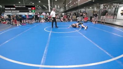 76 lbs Round 3 - Tegan Rehm, Team Tugman WC vs Hayden Shaffer, Tri State Hammers