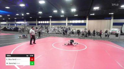 88 lbs Round Of 16 - Evan Bourland, Mountain Man Wrestling vs Maverick Sanchez, Rough House WC