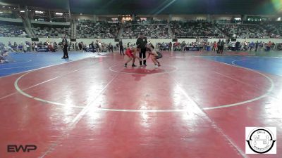 130 lbs Consolation - Gabriel Davis, Tough N Technical Wrestling Club vs Bryce Starr, MARLOW OUTLAWS JH