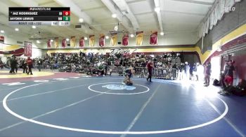 132 lbs Champ. Round 2 - Jaz Rodriguez, Ramona (Riverside) vs Jayden Lemus, Murrieta Mesa