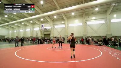 110 lbs Champ. Round 1 - Alinnah Plummer, Uintah vs Harlie Rhead, Marsh Valley