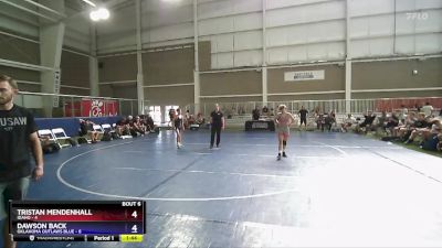 88 lbs Round 2 (8 Team) - Tristan Mendenhall, Idaho vs Dawson Back, Oklahoma Outlaws Blue