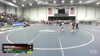 124 lbs Round 1 (3 Team) - Levi Bellis, Tioga Sr HS vs Ashten Haley, Cobleskill-Richmondville HS