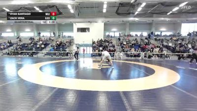 149 lbs Quarterfinal - Zack Vera, New Jersey City University vs Ryan Santiago, Wilkes