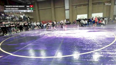 150 lbs Champ. Round 3 - Brodye Kocher-munoz, Washburn Rural vs Gavin Weichelt, Pine Creek