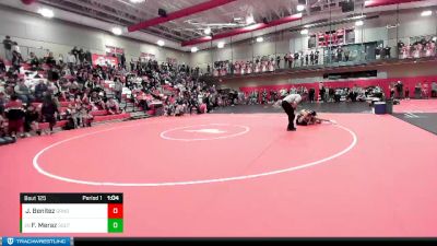 113 lbs Champ. Round 2 - Fabian Meraz, Southridge vs Jacob Benitez, Grandview HS