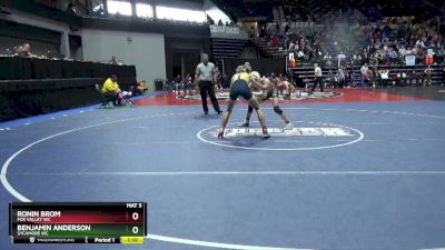 144 lbs Cons. Round 4 - Benjamin Anderson, Sycamore WC vs Ronin Brom, Fox Valley WC